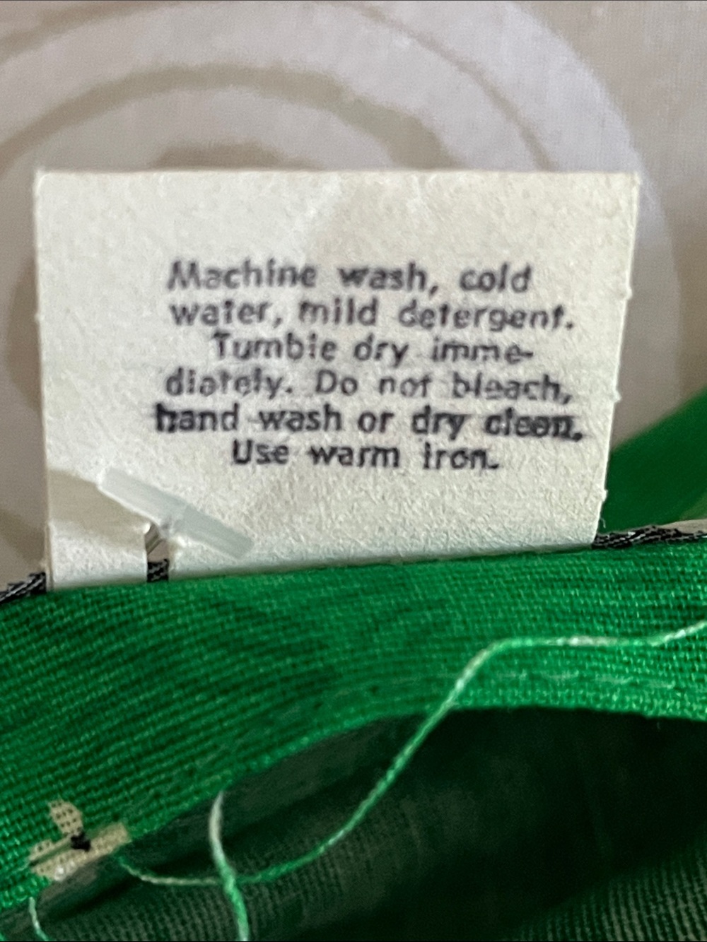 Malia Honolulu vintage Kelly green/white zebra motifs sundress size 10-runs smal - Picture 12 of 15